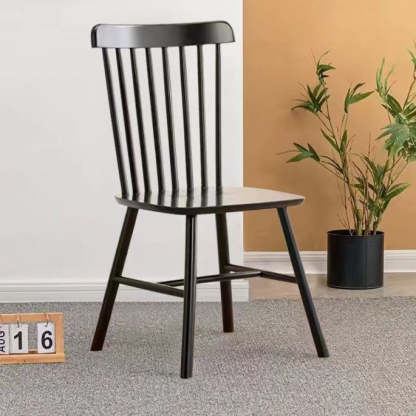 Retro Splayed Leg Curved Dining Chair