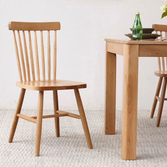 Retro Splayed Leg Curved Dining Chair