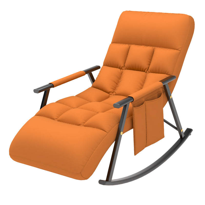 Nordic Fabric Metal Frame Rocking Chair