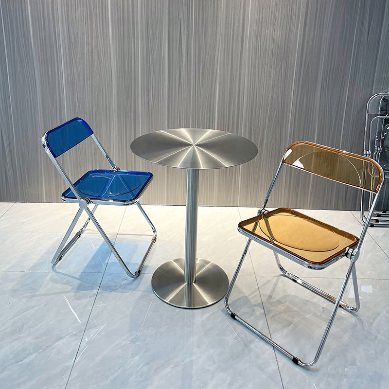 Scandinavian Acrylic Foldable Dining Chair