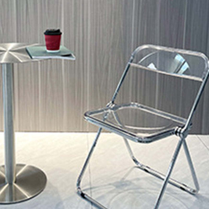 Scandinavian Acrylic Foldable Dining Chair