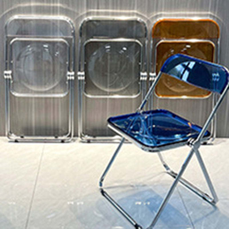 Scandinavian Acrylic Foldable Dining Chair