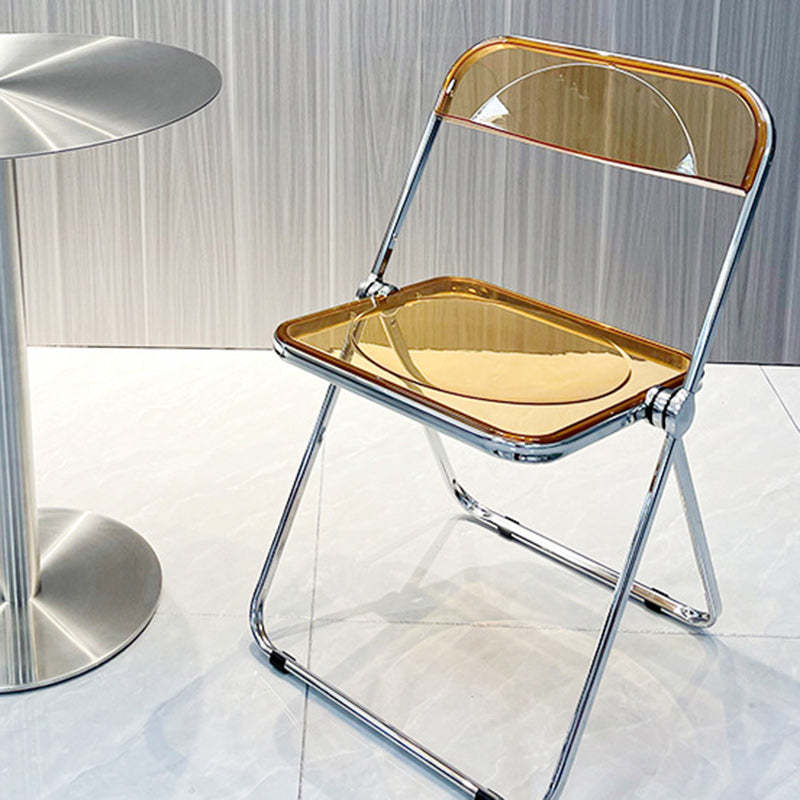 Scandinavian Acrylic Foldable Dining Chair
