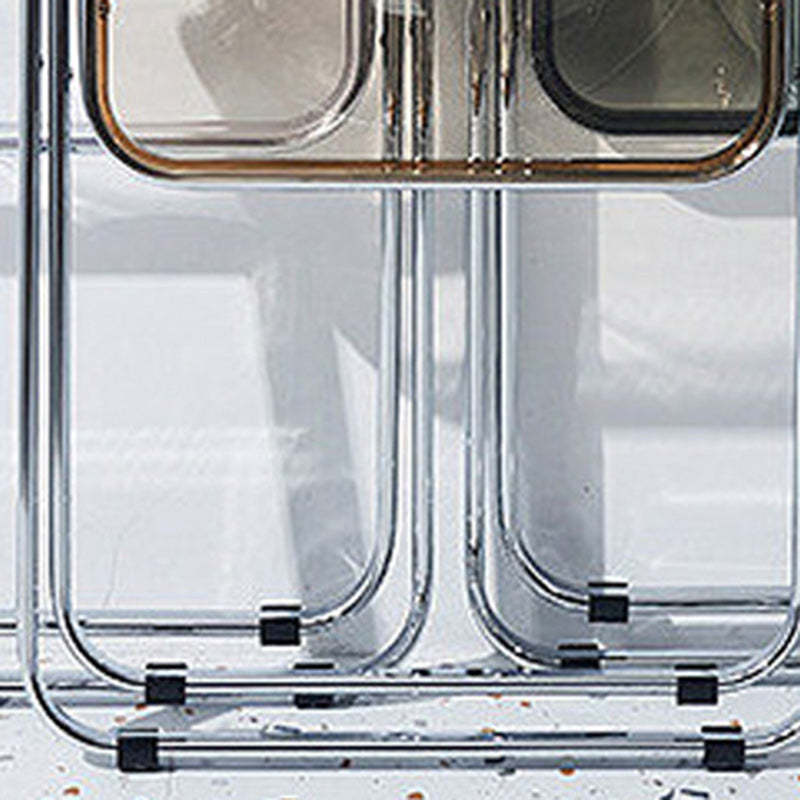 Scandinavian Acrylic Foldable Dining Chair