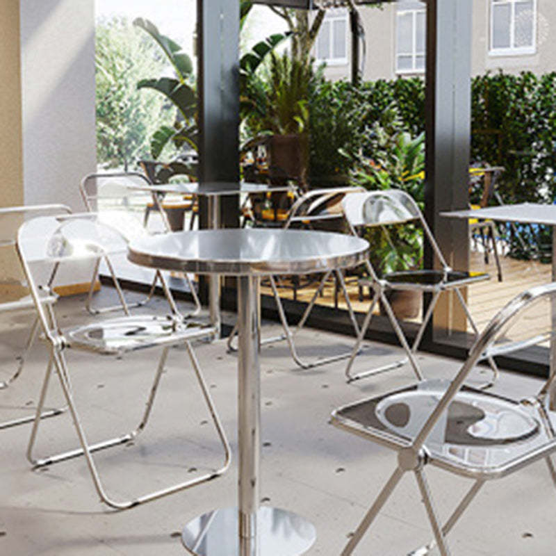 Scandinavian Acrylic Foldable Dining Chair