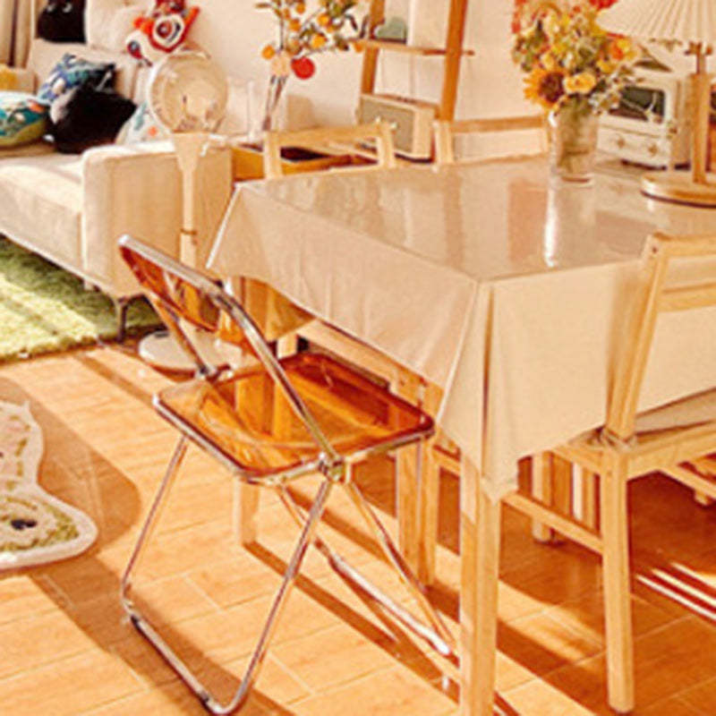 Scandinavian Acrylic Foldable Dining Chair