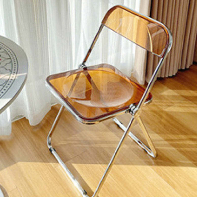 Scandinavian Acrylic Foldable Dining Chair