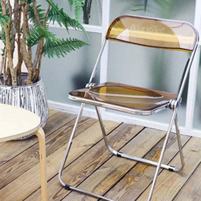 Scandinavian Acrylic Foldable Dining Chair