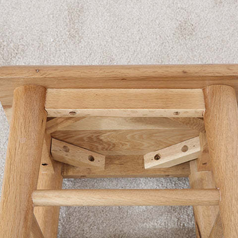 Minimalist Solid Wood Footrest Stool