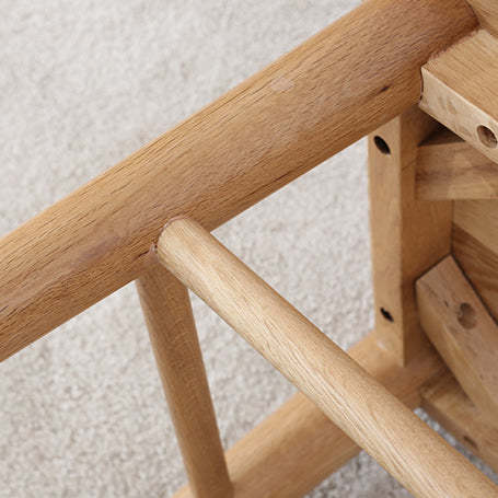 Minimalist Solid Wood Footrest Stool