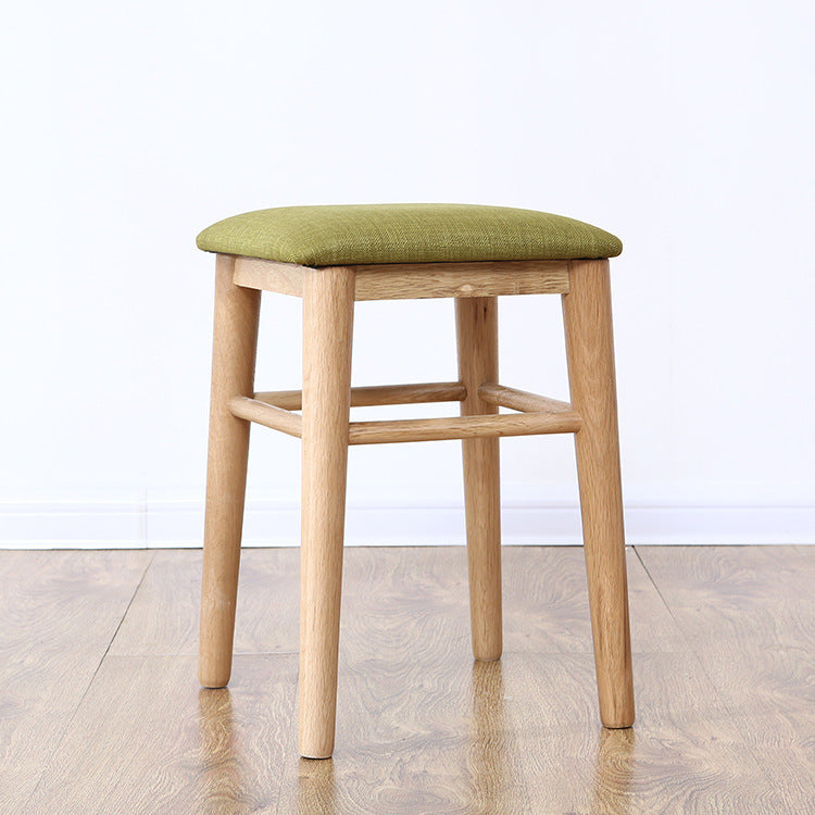Minimalist Solid Wood Footrest Stool