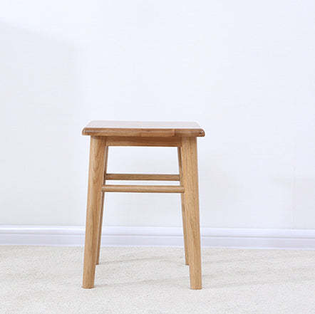 Minimalist Solid Wood Footrest Stool