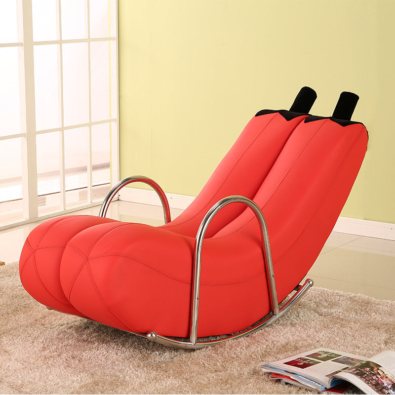 Banana PU Leather Recliner