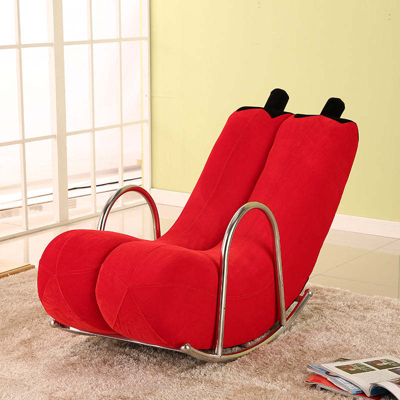 Banana PU Leather Recliner — Fabric - Purple