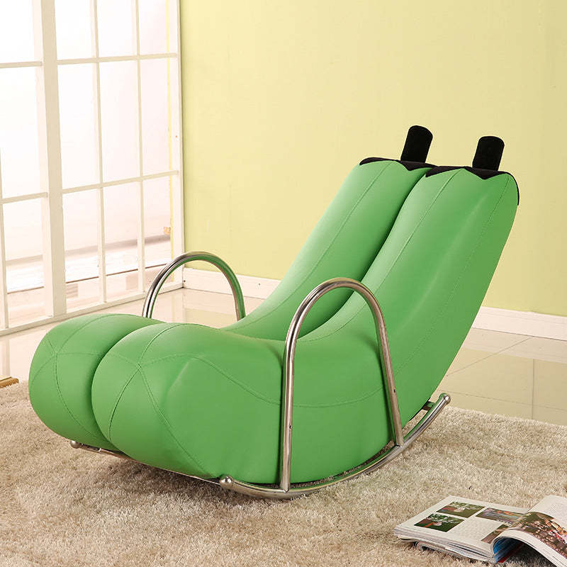 Banana PU Leather Recliner — PU Leather - Green