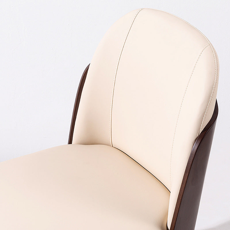 Contemporary Leather Upholstered Dining Chair