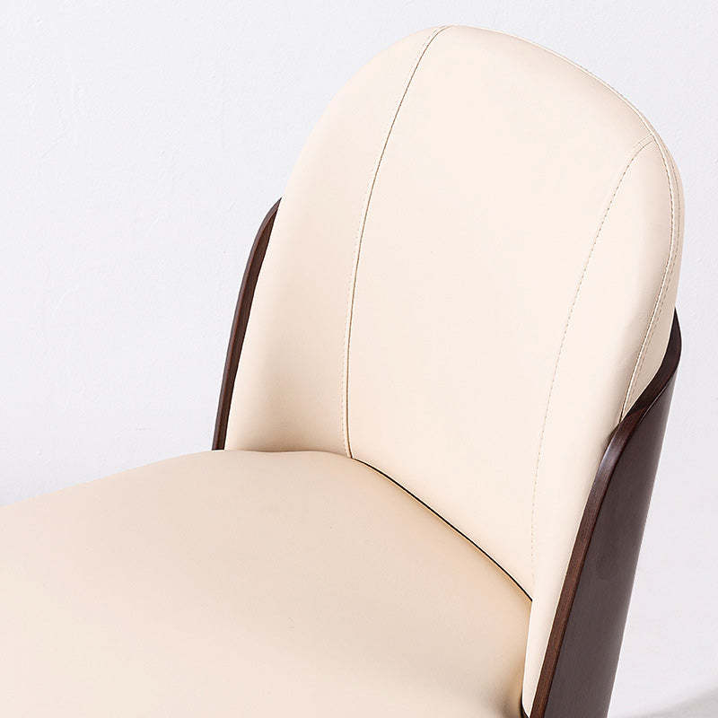 Contemporary Leather Upholstered Dining Chair