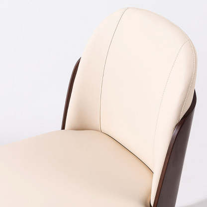 Contemporary Leather Upholstered Dining Chair