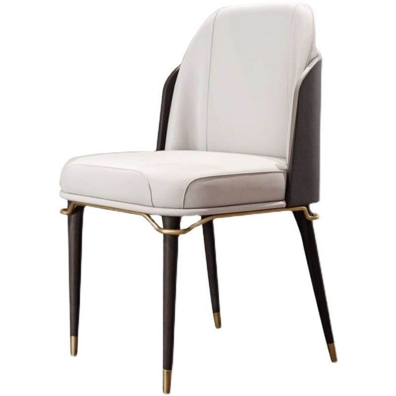 Contemporary Leather Upholstered Dining Chair
