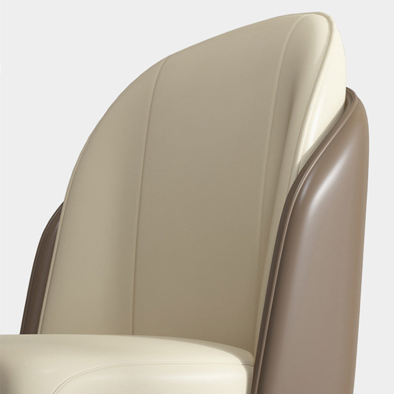 Contemporary Leather Upholstered Dining Chair