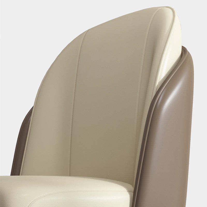 Contemporary Leather Upholstered Dining Chair