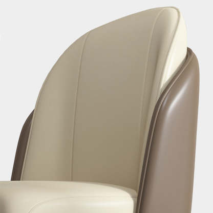 Contemporary Leather Upholstered Dining Chair