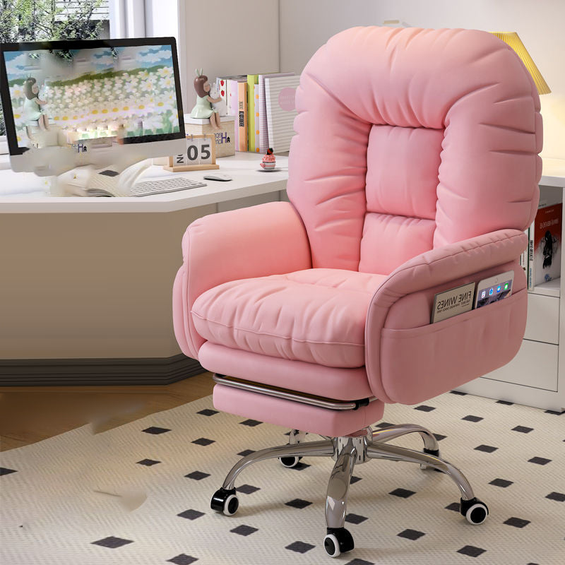 Nordic Fabric Upholstered Adjustable Desk Chair