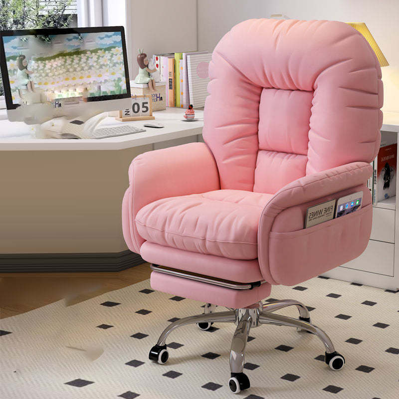 Nordic Fabric Upholstered Adjustable Desk Chair