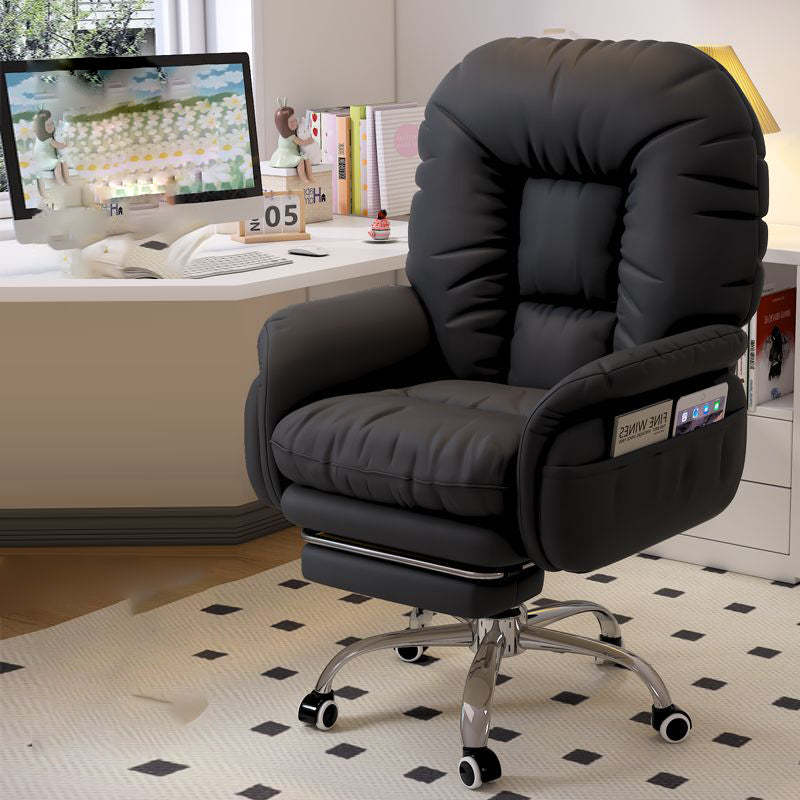 Nordic Fabric Upholstered Adjustable Desk Chair