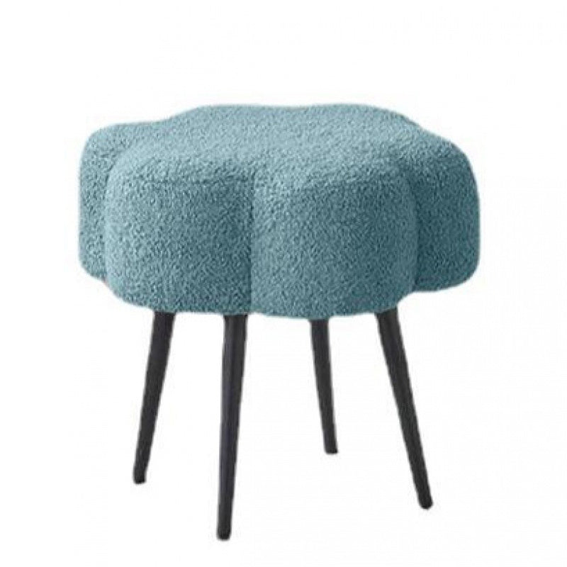Cloud Lambswool Steel Low Stool