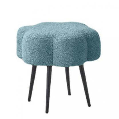 Cloud Lambswool Steel Low Stool