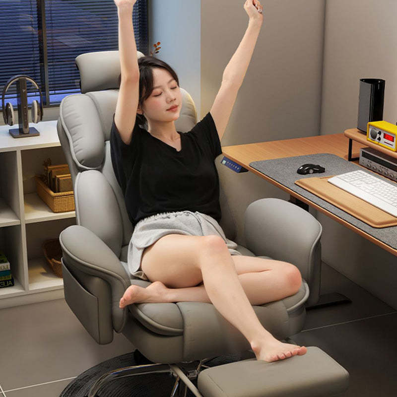 Contemporary Square Fabric Adjustable Gaming Chair
