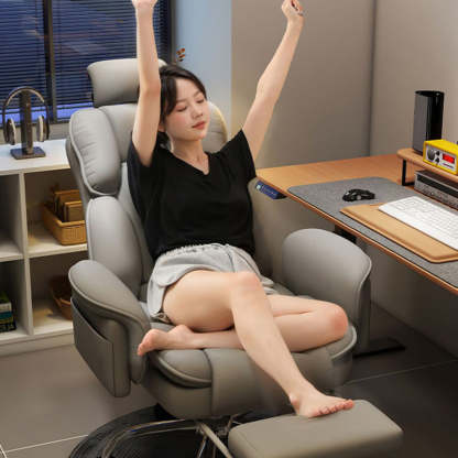 Contemporary Square Fabric Adjustable Gaming Chair