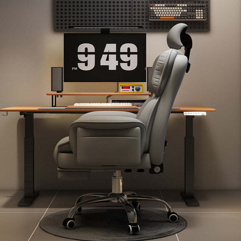 Contemporary Square Fabric Adjustable Gaming Chair