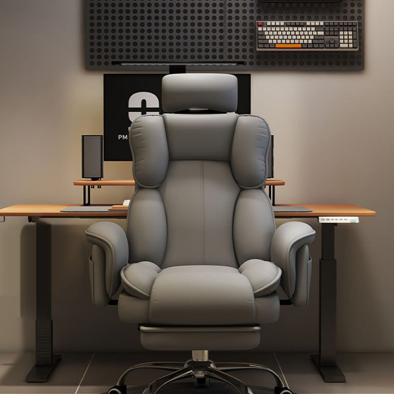 Contemporary Square Fabric Adjustable Gaming Chair