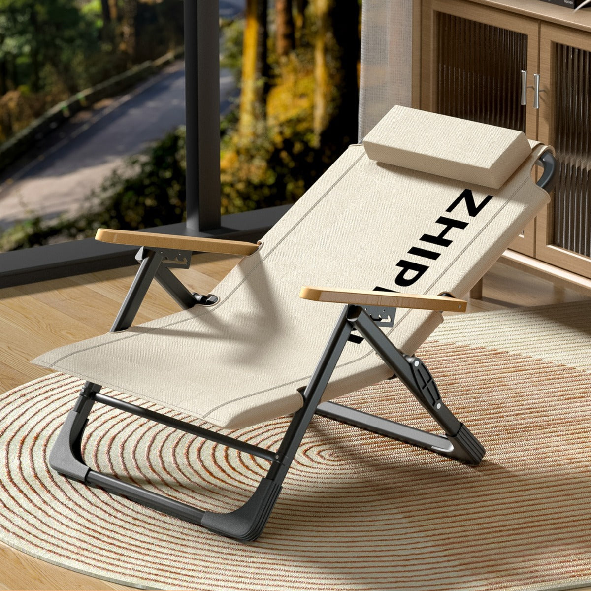 Contemporary Oxford Foldable Camping Chair