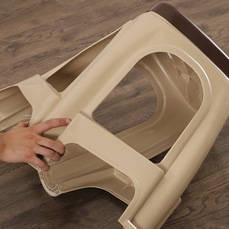 Nordic Plastic Stackable Footrest Chair