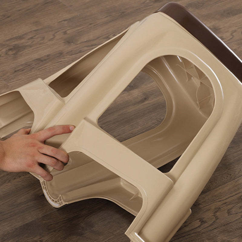 Nordic Plastic Stackable Footrest Chair