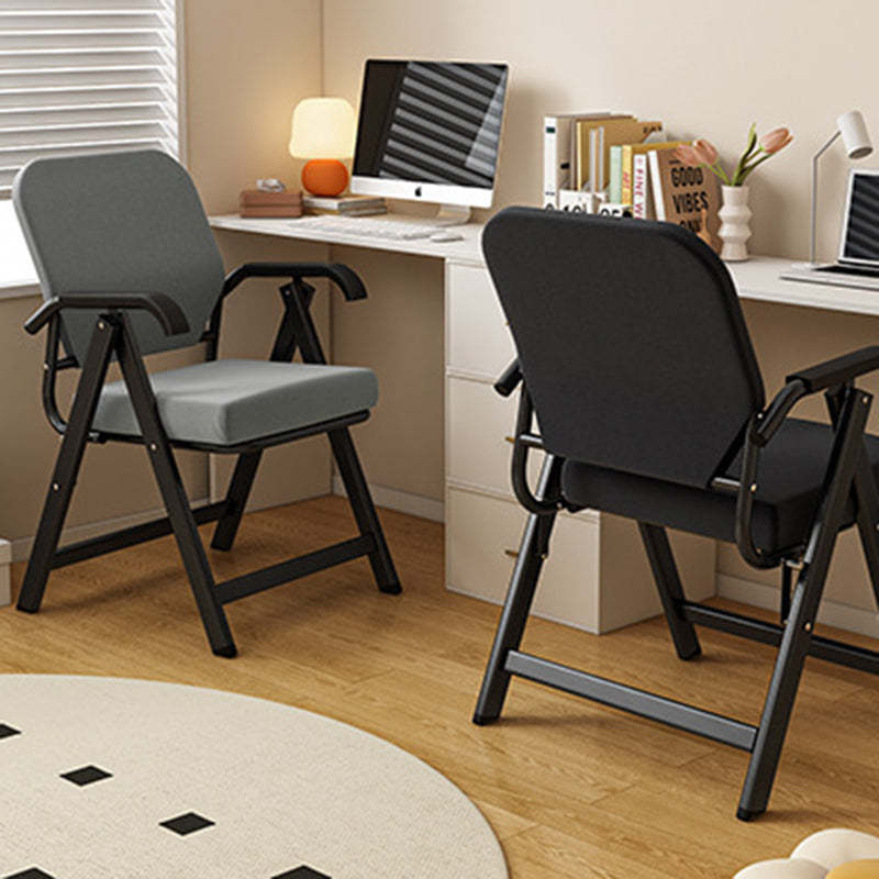 Modern Mesh Upholstered Foldable Desk Chair — Blue 3D Breathable Mesh Seat