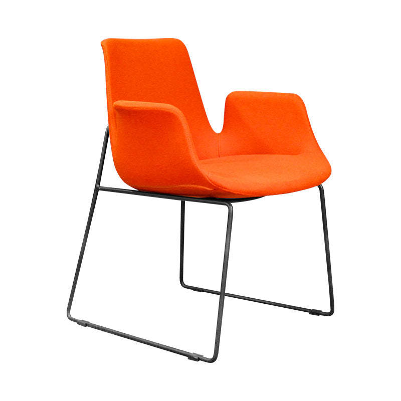 Nordic Velvet Steel Dining Chair