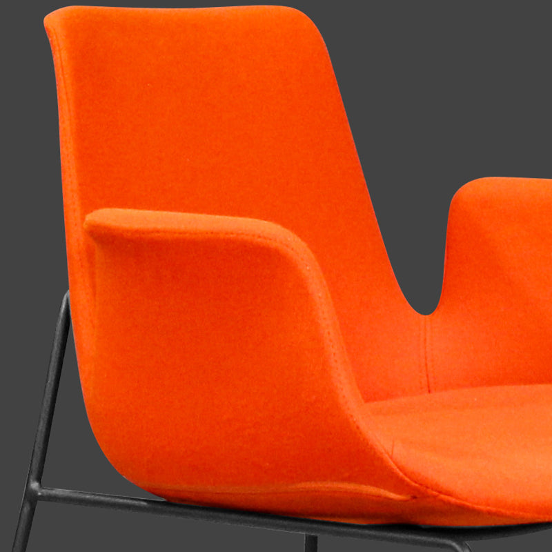 Nordic Velvet Steel Dining Chair