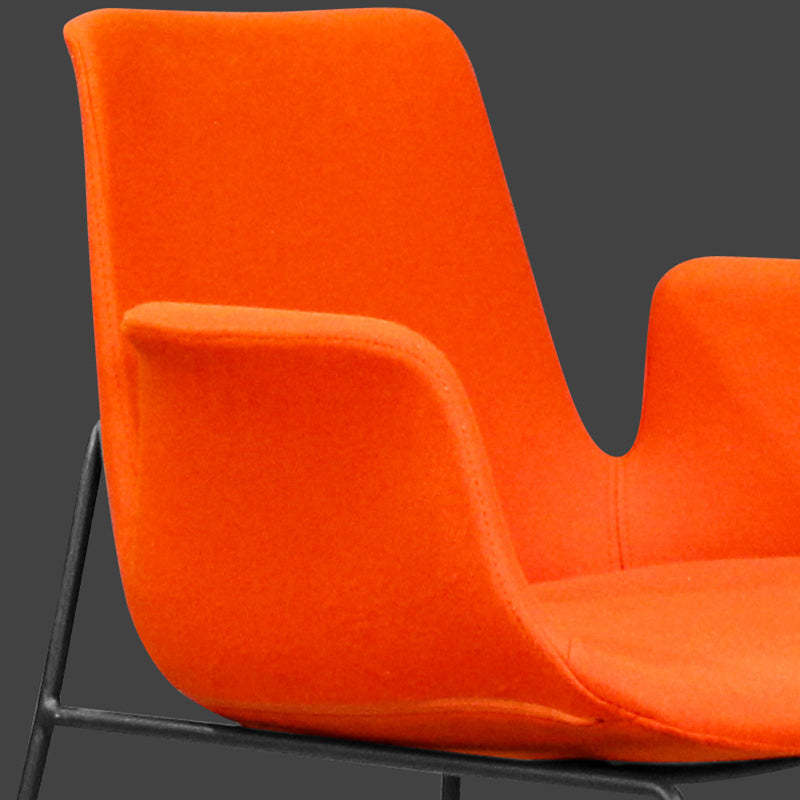 Nordic Velvet Steel Dining Chair
