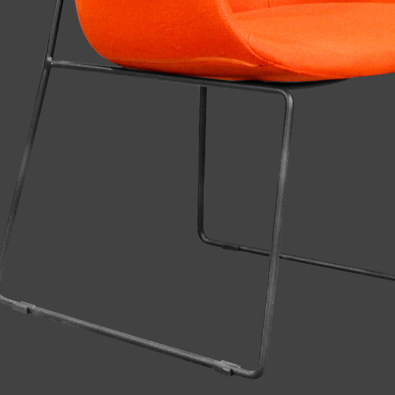 Nordic Velvet Steel Dining Chair