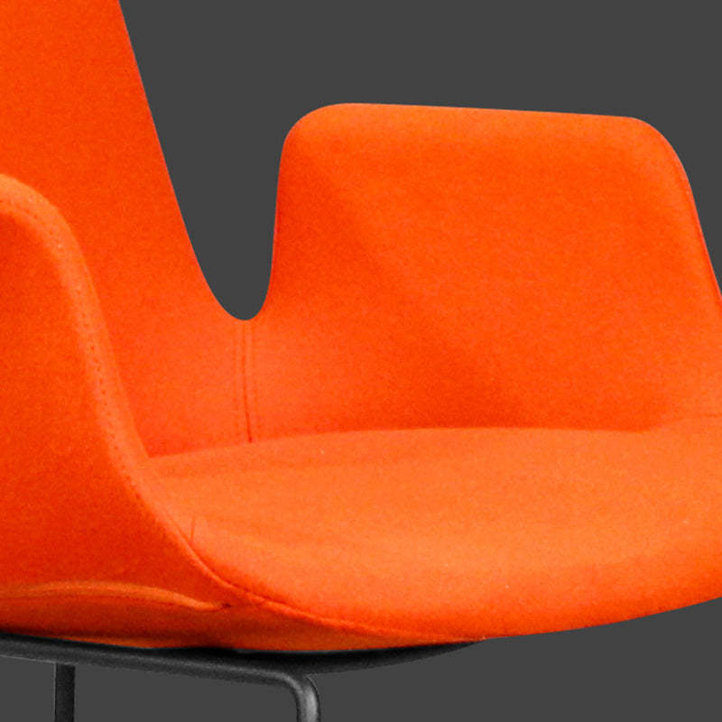 Nordic Velvet Steel Dining Chair