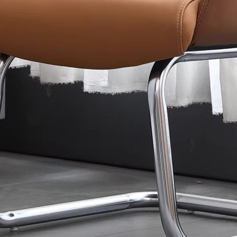 Minimalist Leather Adjustable Swivel Desk Chair