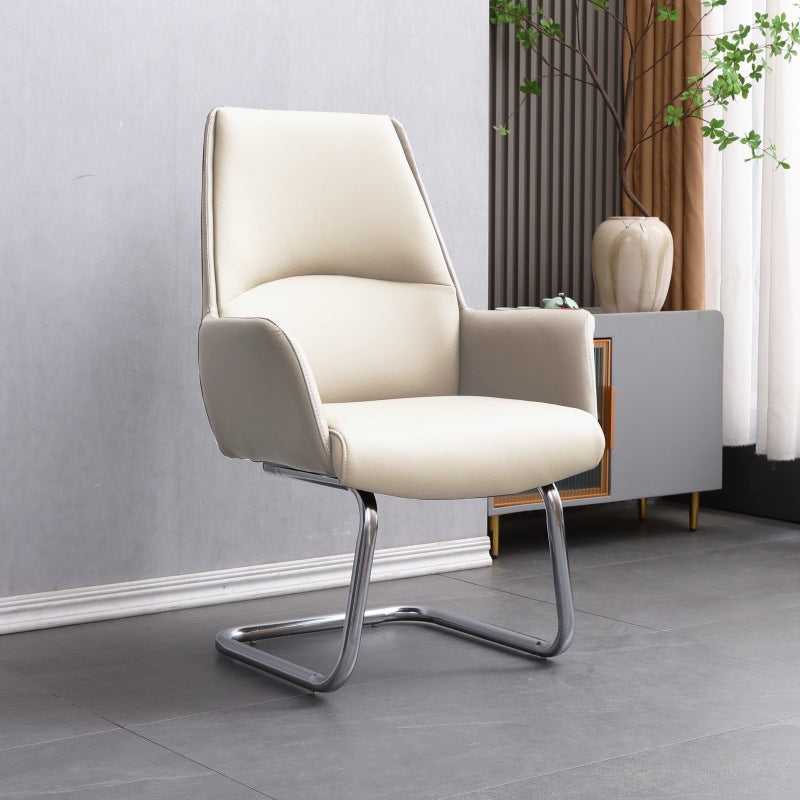 Minimalist Leather Adjustable Swivel Desk Chair
