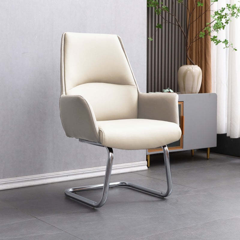 Minimalist Leather Adjustable Swivel Desk Chair