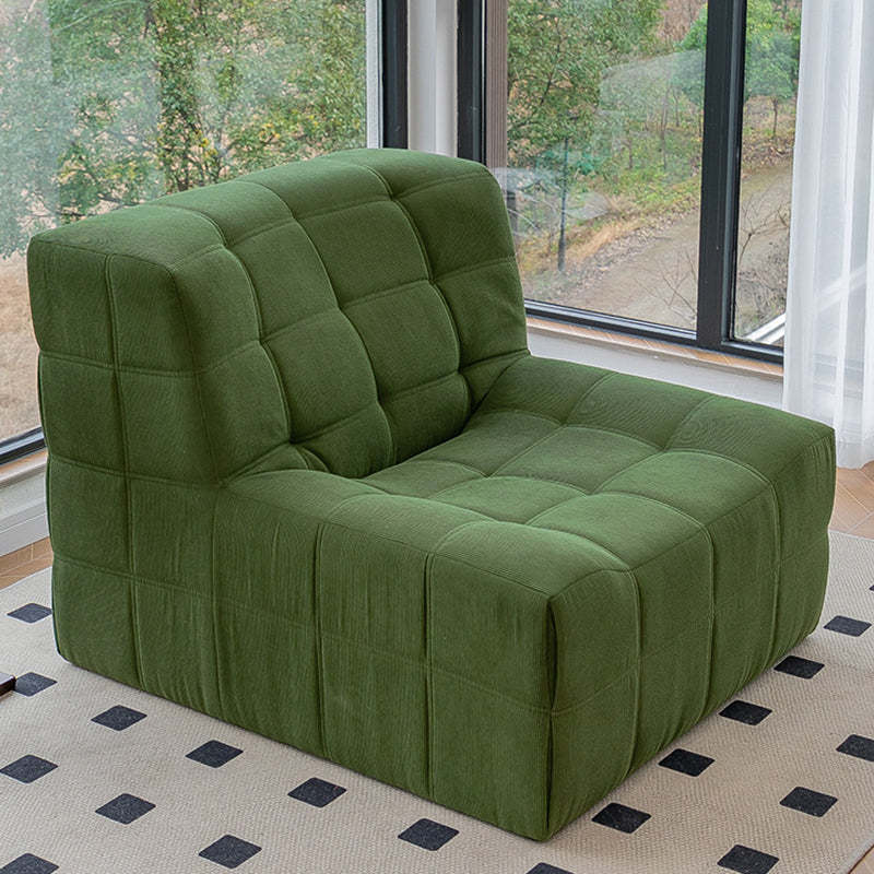 Nordic Corduroy Solid Wood Accent Chair