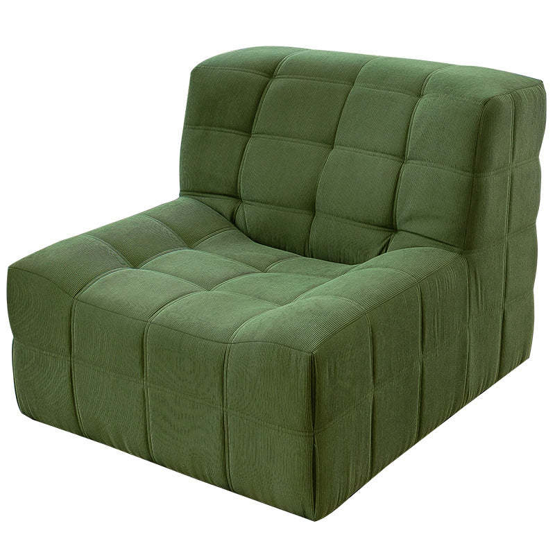 Nordic Corduroy Solid Wood Accent Chair