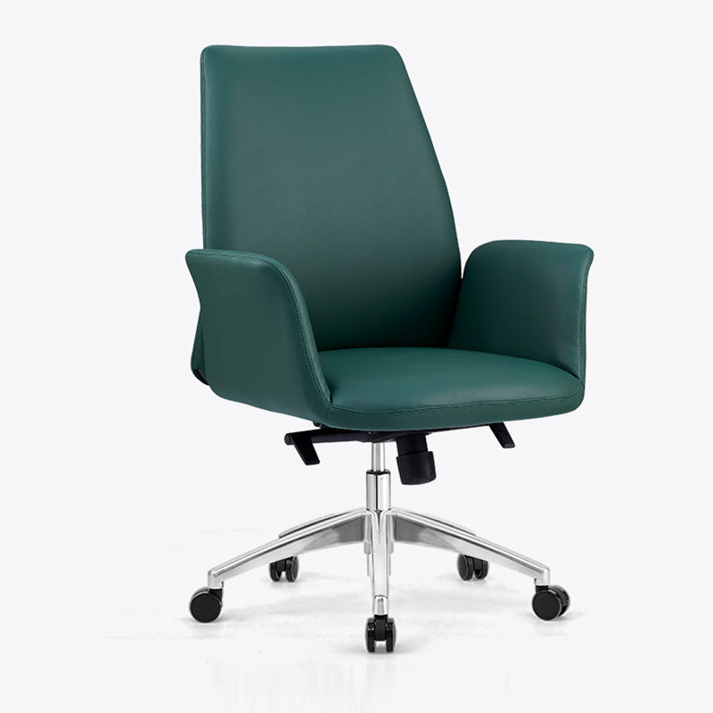 Modern Luxury Leather Swivel Desk Chair